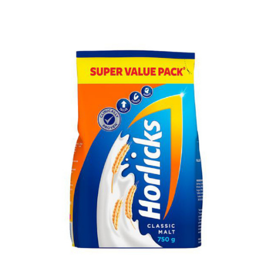 Horlicks Classic Malt 750gm Pouch