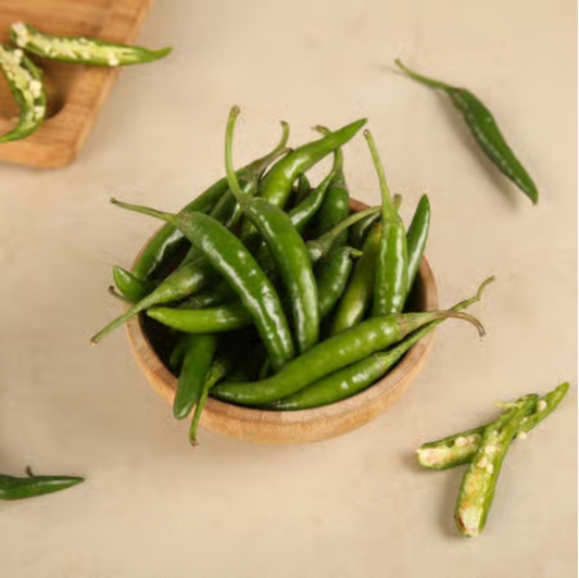 Fresh Green Chilli 100gm