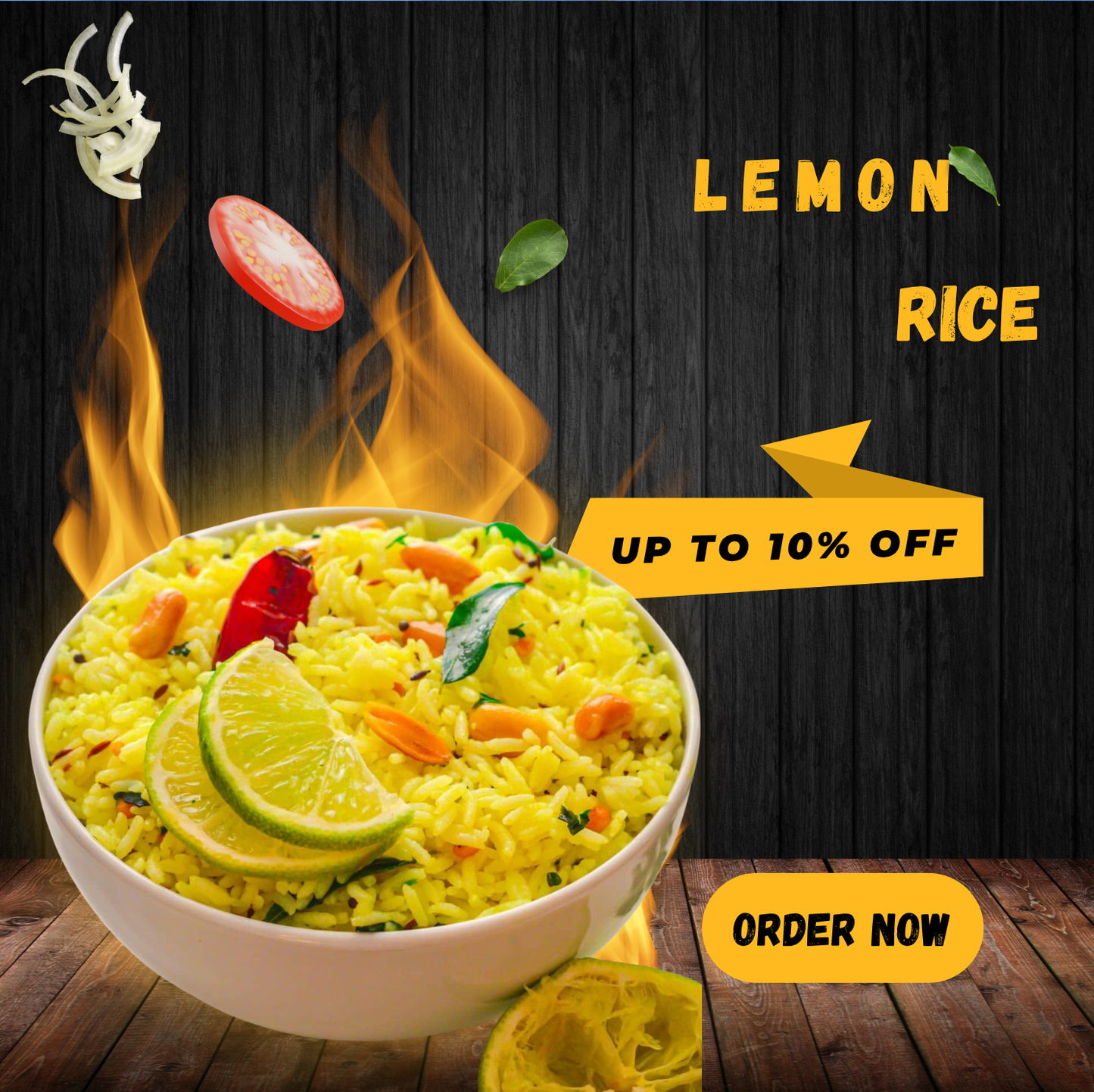 Lemon Rice (Veg)