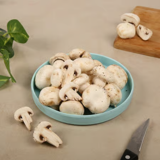 Fresh Button Mushroom (180-200) g