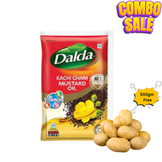 Dalda Mustrd Oil 1 Ltr With 500gm Allu