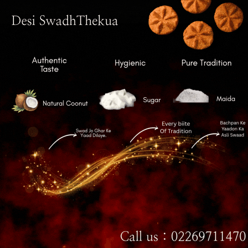 Desi Swadh Treditional Thekua ( 250 gm)