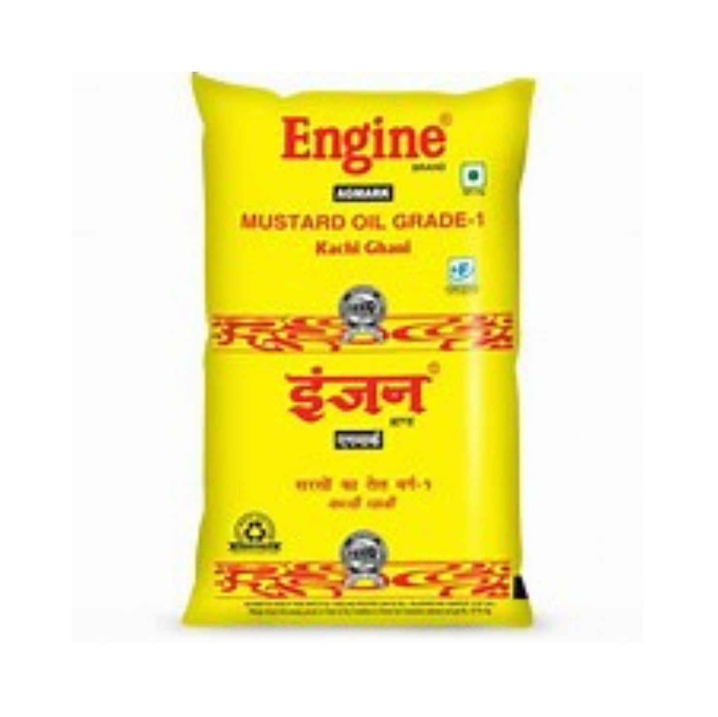Engine Brand Kachi Ghani Mustard Oil 1 L (Pouch)