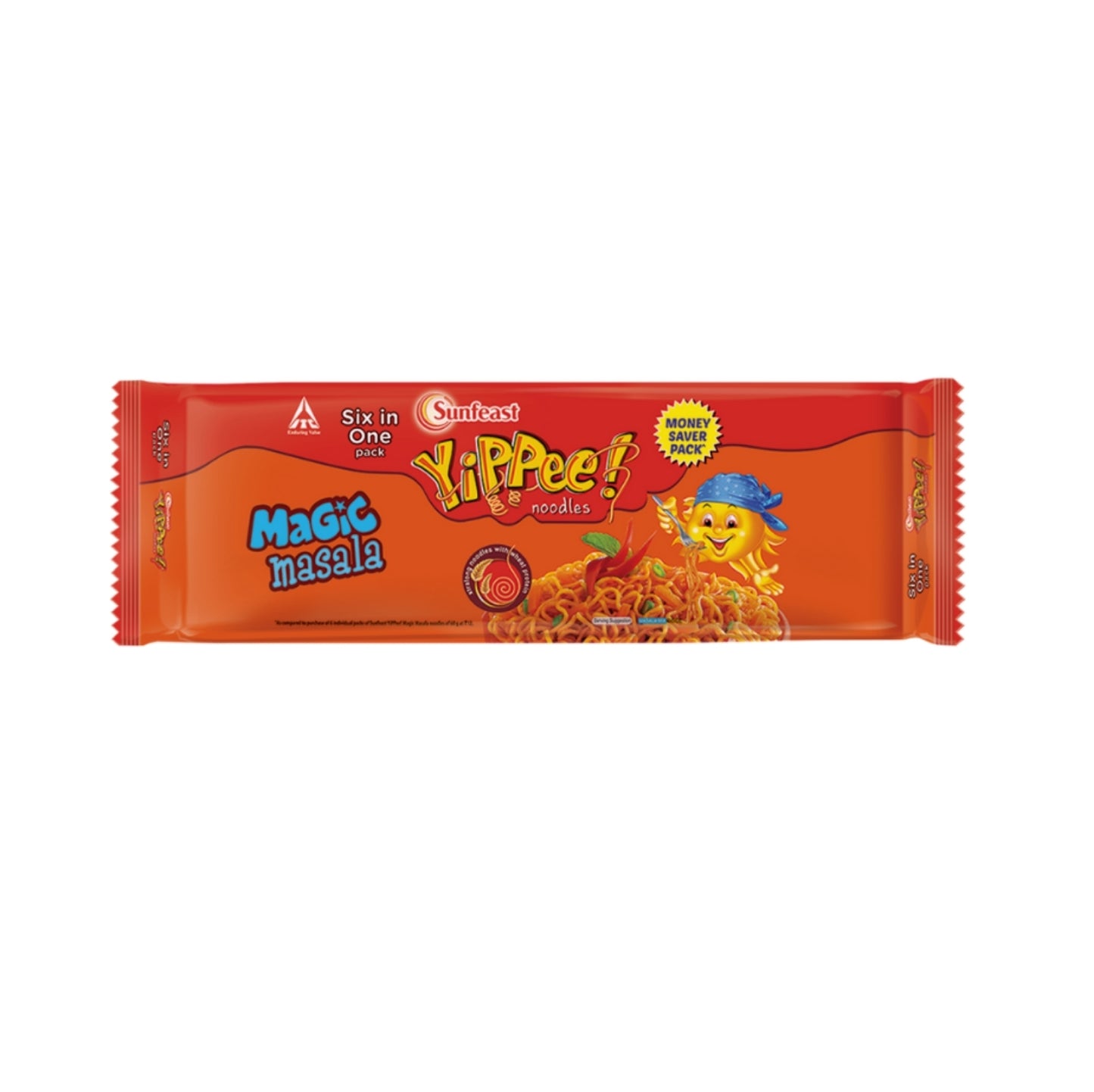 YiPPee! Magic Masala Noodles with Added Veggies - The Better Noodles, 420g