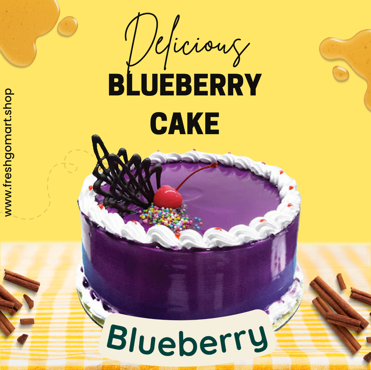 Blue Berry Cake 1 Pound