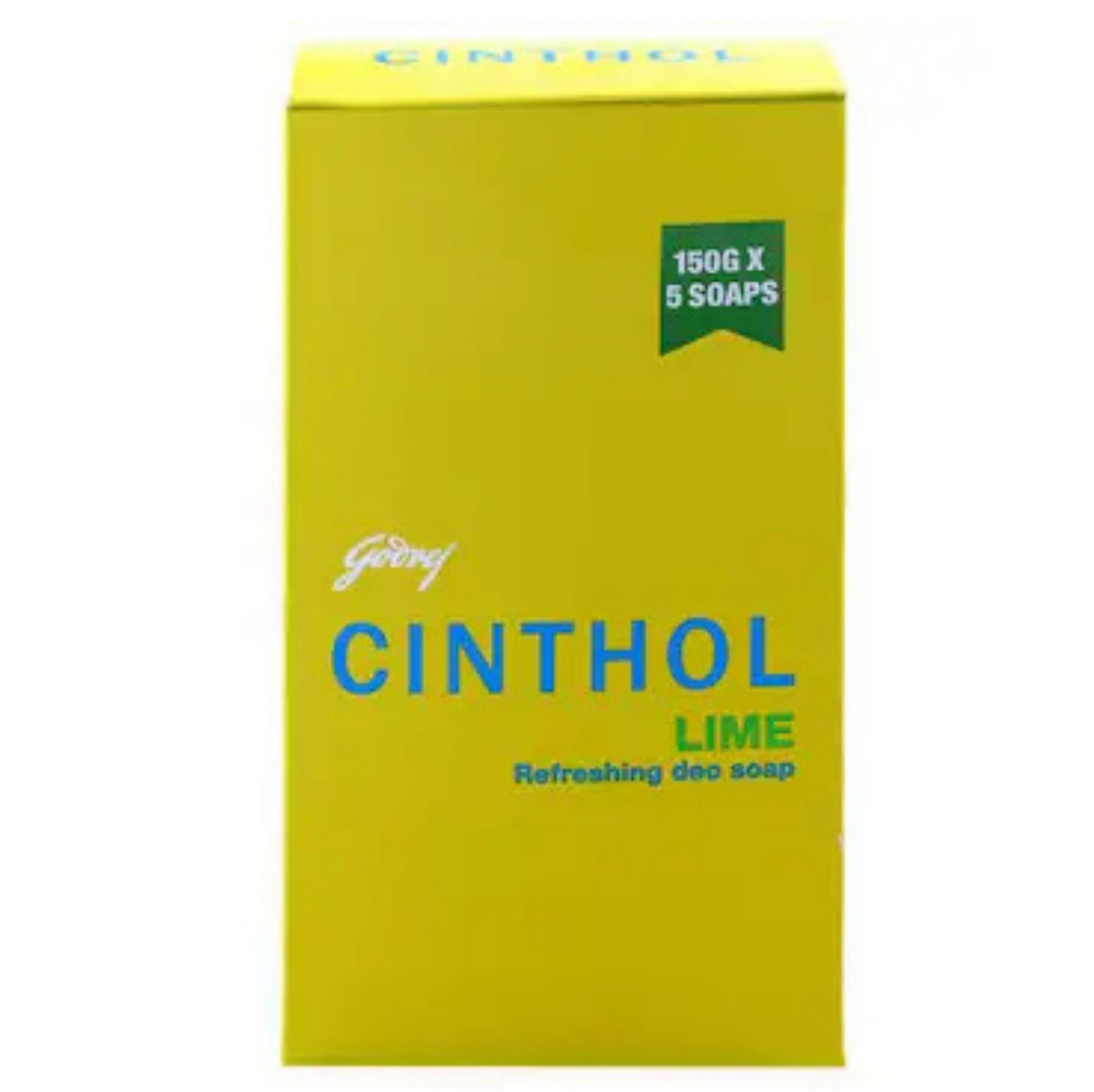 Cinthol Lime Refreshing Deo Soap 150 g (Pack of 5)