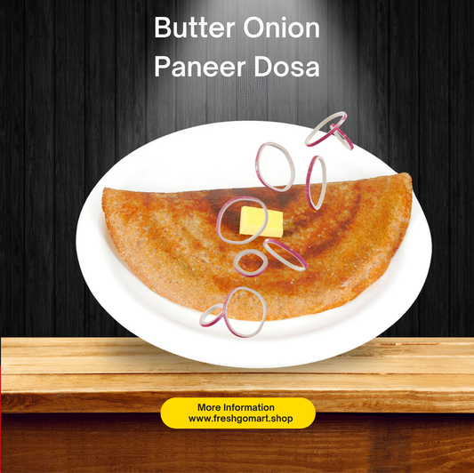 Onion Butter Masala Cheese Dosa