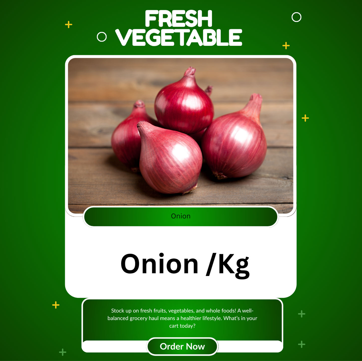 Fresh Onion (piaj) 1kg