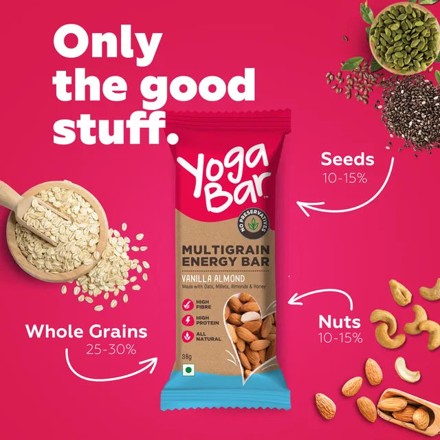 Yogabar Multrigrain Energy Bar Variety Box ( 210 g)