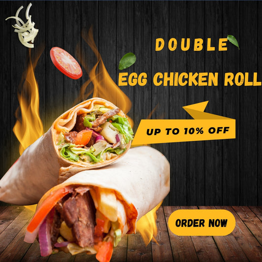 Double Chicken Roll (Non-Veg)