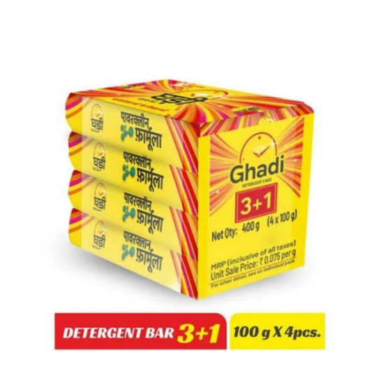 Ghadi Detergent Bar [4pc]