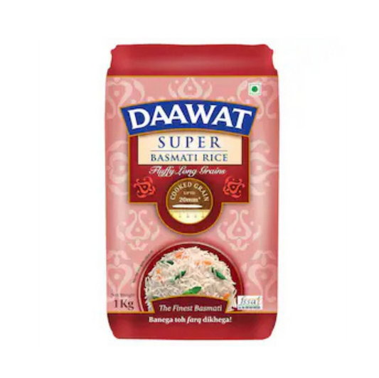 Daawat Super Basmati Rice [1 kg]