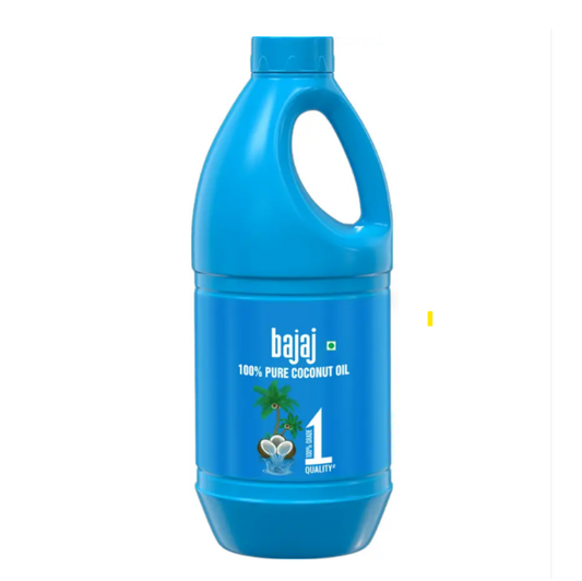 BAJAJ 100% Pure Coconut Oil 1 litre | Made with Premium Grade 1 Quality Coconuts Hair Oil [1000 ml]