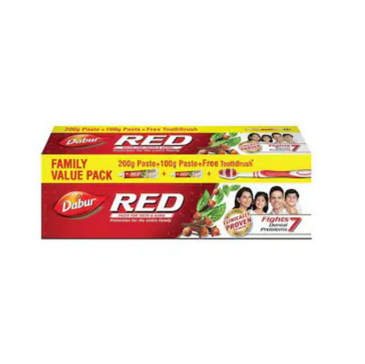 Dabur Read Paste (200 + 100)gm [With Free Tooth Brush]