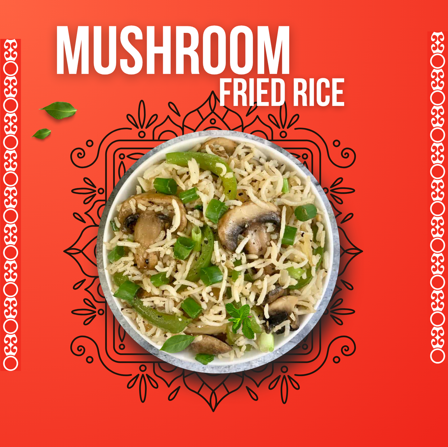Mushroom Fried Rice [Full Plate]