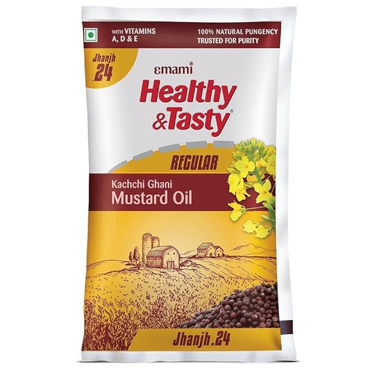 Emami Mustrd oil 1 Ltr Pouch