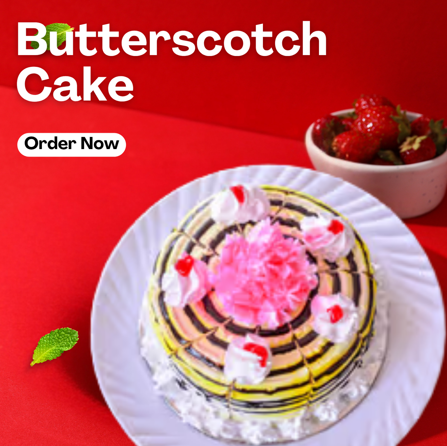 Birthday Butterscotch Cake [1 Pound]
