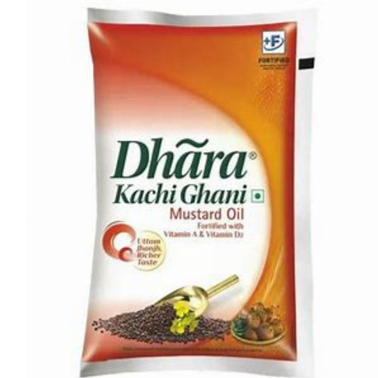 Dhara Mustrd Oil 1 Ltr