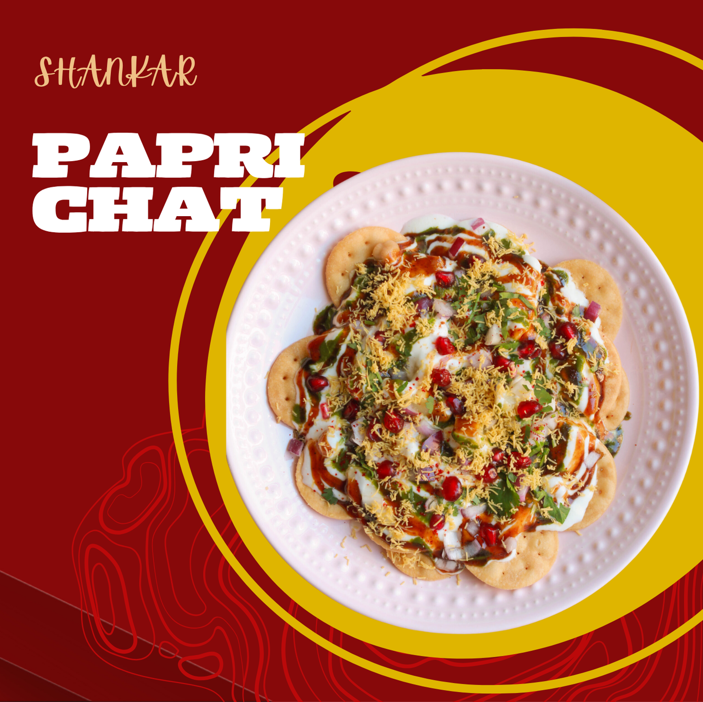 Shankar Gupchup Papri Chat [Full Plate]
