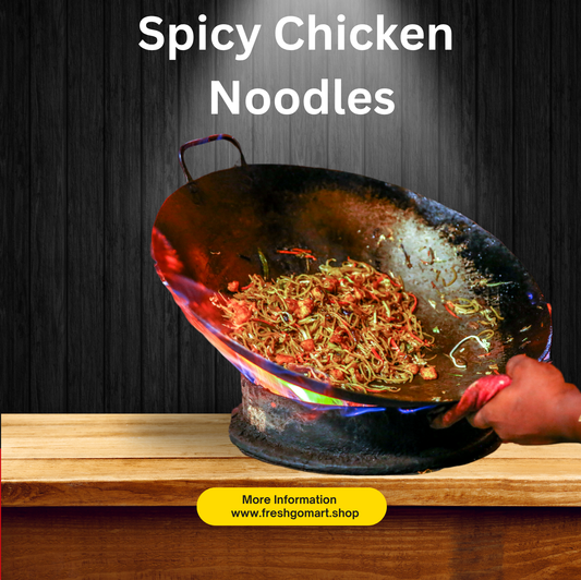 Spicy Chicken Noodles Full Plate